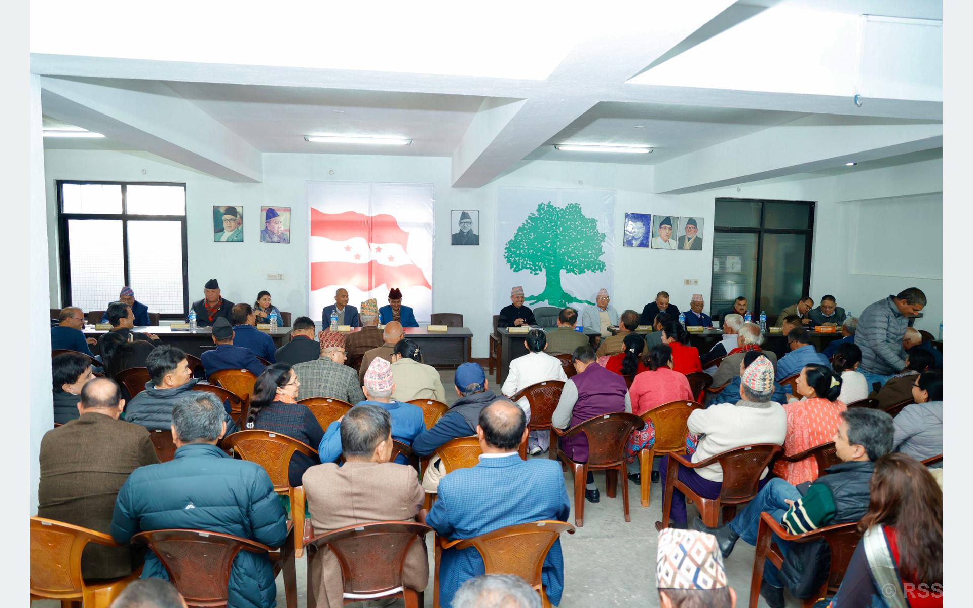 कांग्रेसको निष्कर्षः वर्तमान अवस्थाको उचित राजनीतिक निकास निर्वाचन