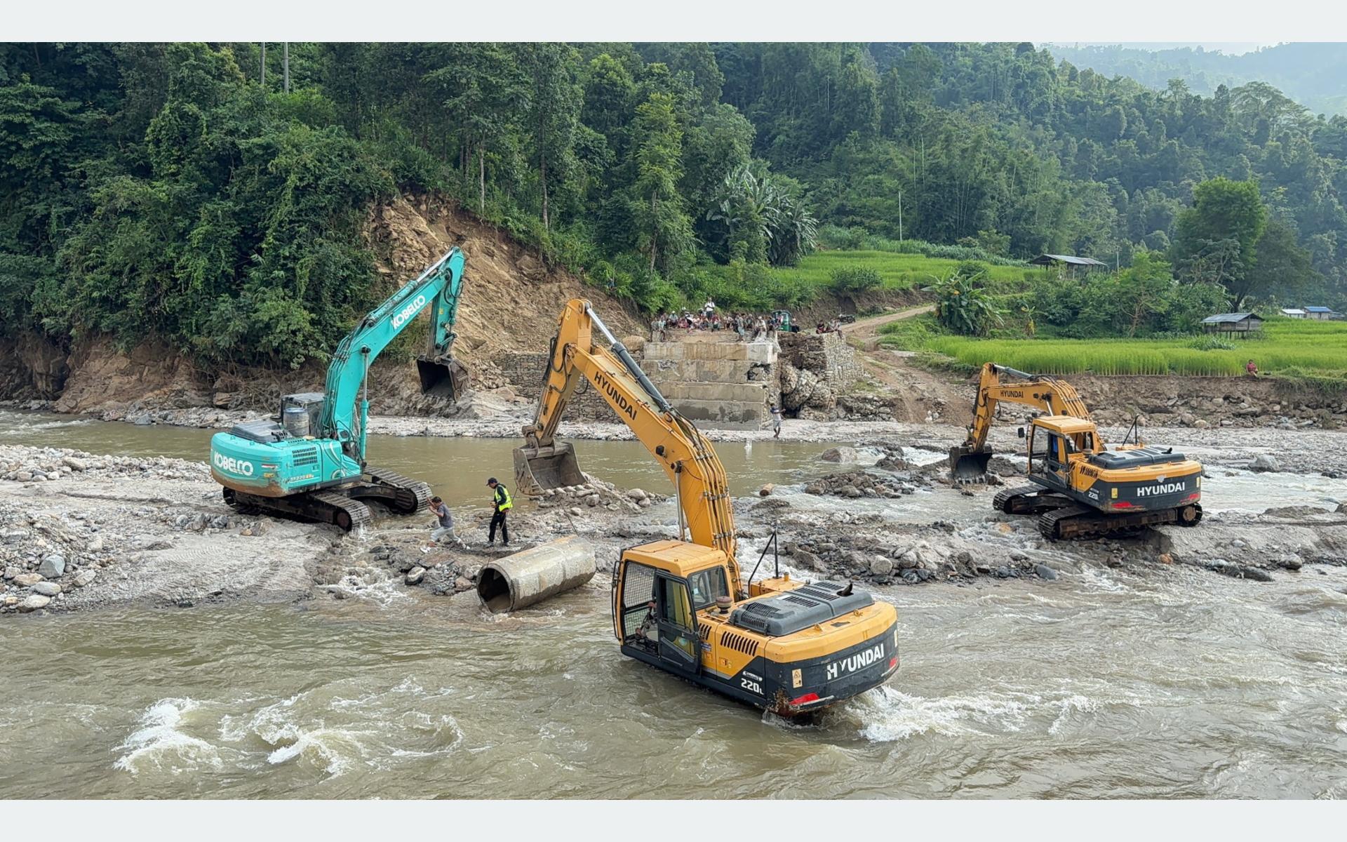 मेची राजमार्गको विकल्पमा जोगमाई खोलामा ‘डाइभर्सन’