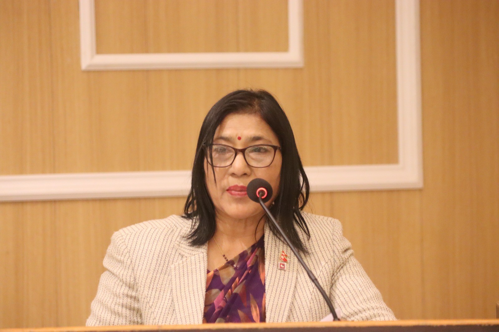‘निर्वाचनका लागि आचारसंहिता पालना आवश्यक छ’ : आयुक्त डा. जानकी कुमारी तुलाधर