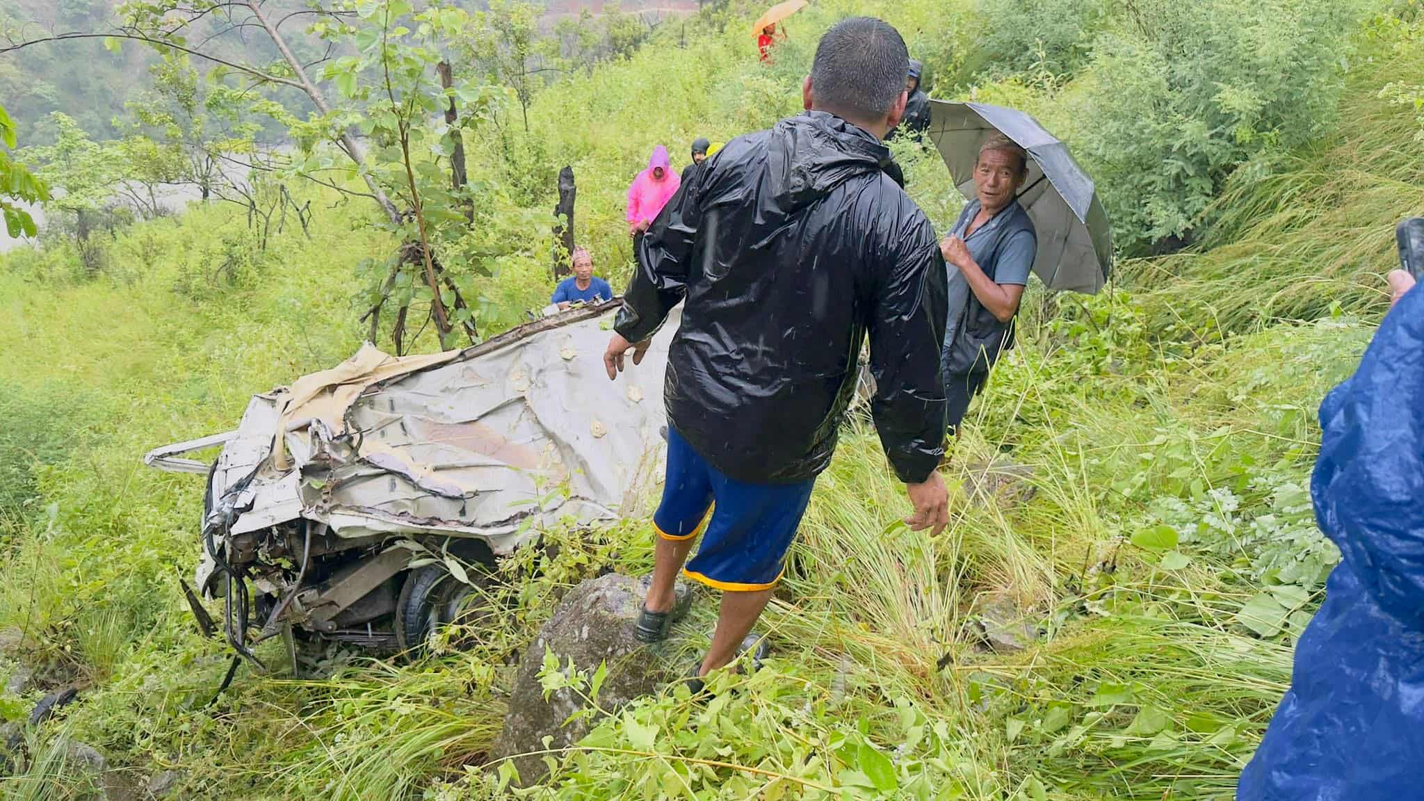 पाँचथर जिप दुर्घटनाः छ जनाको मत्यु, छ जनाको अवस्था गम्भीर