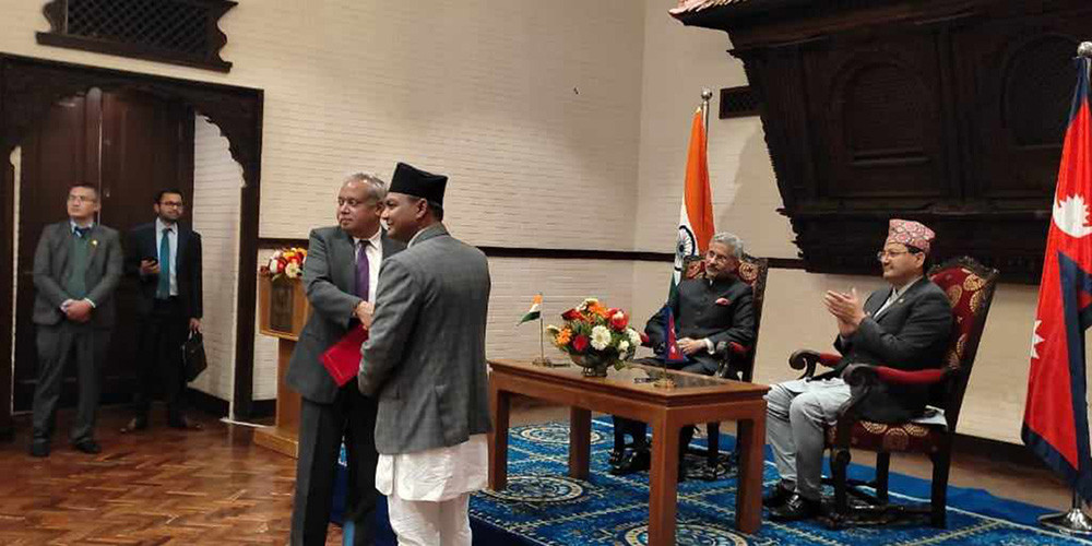 चार सम्झौतामा हस्ताक्षर गर्दै नेपाल–भारत संयुक्त आयोगको बैठक सम्पन्न