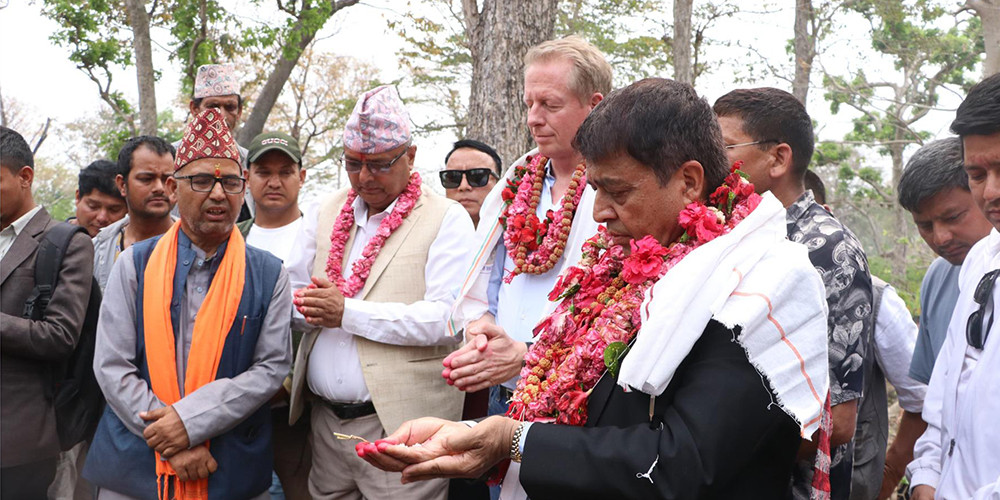 कैलालीको जालपादेवी केबलकार निर्माण कार्य सुरु