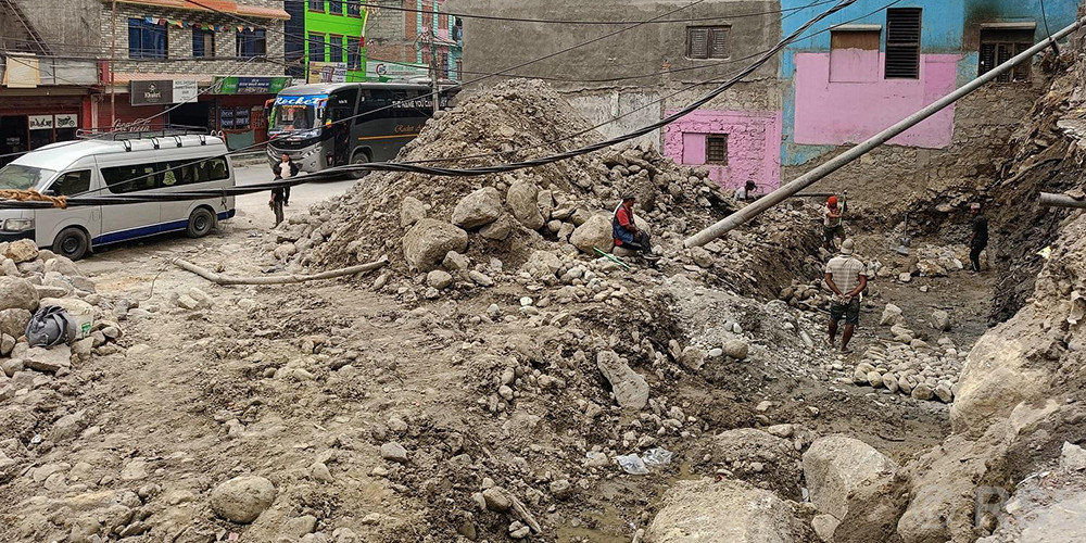बेनीमा कृषि बजारको भवन निर्माण सुरु