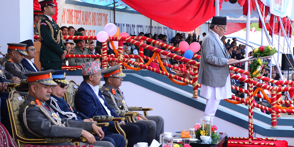 राष्ट्रिय सुरक्षा र चुनौतीलाई सुक्ष्म अध्ययन गरी कार्य गर्न सशस्त्र प्रहरीलाई प्रधानमन्त्रीको निर्देशन