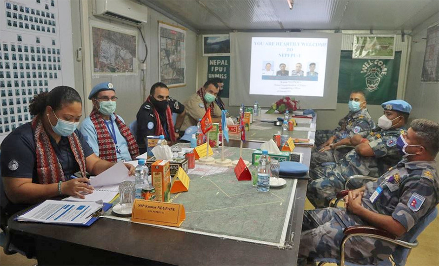 शान्ति स्थापनार्थ दक्षिणी सुडान खटिएको सशस्त्र प्रहरीको फर्म्ड पुलिस युनिट सर्वोत्कृष्ट