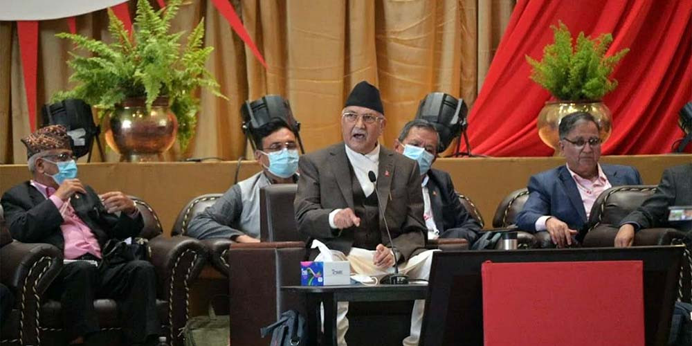 अध्यक्ष ओलीलाई थप शक्तिशाली बनाउँदै सकियो एमाले विधान महाधिवेशन