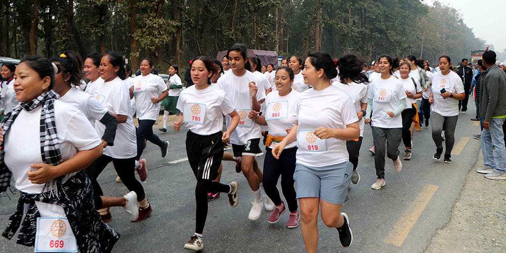 मिनी म्याराथनको उपाधि त्रिभुवन आर्मीका पाललाई