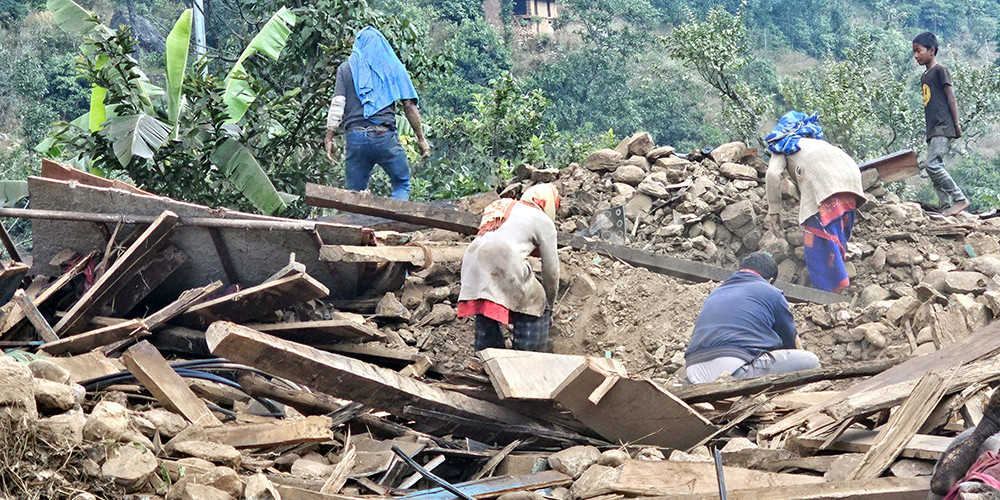 भूकम्पप्रभावित क्षेत्रमा साढे तीन हजार अस्थायी आवास निर्माण
