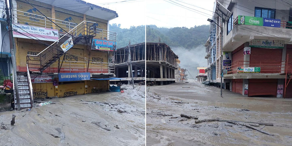 सिन्धुपाल्चोकमा बाढीको वितण्डा