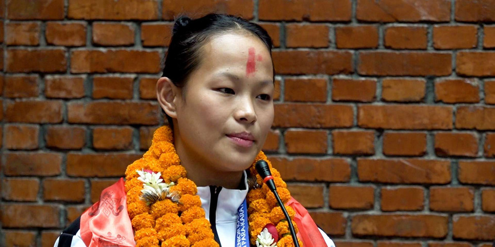 चोटका कारण स्वर्ण जित्न असहज भयो : एरिका गुरुङ