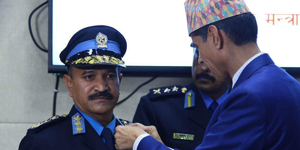 आईजीपी कुँवरलाई दर्ज्यानी चिह्न 