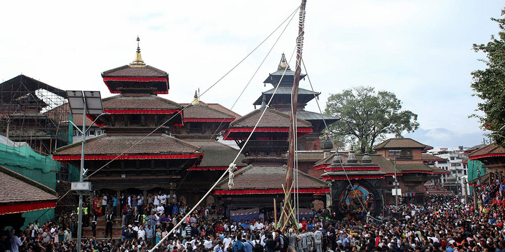 आज इन्द्रजात्रा पर्व मनाइँदै