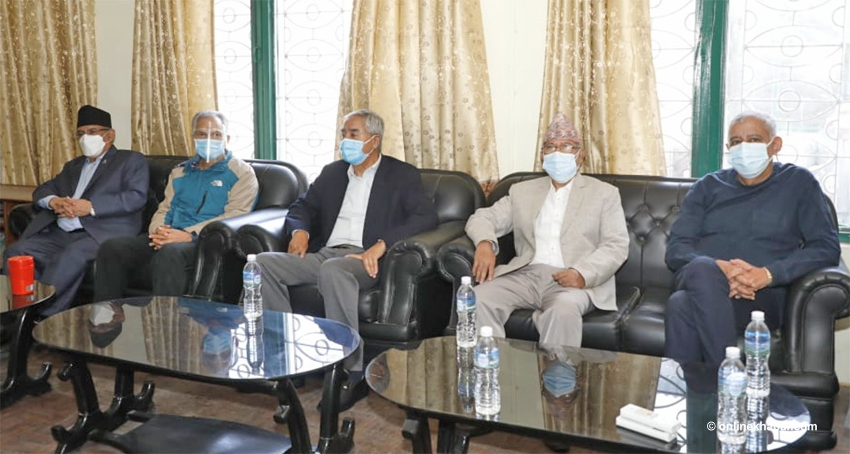 सैद्धान्तिक विषयमा छलफल गर्दै सकियो सत्तारुढ गठबन्धन कार्यदलको पहिलो बैठक