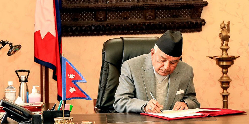 राष्ट्रपतिद्वारा क्यानडा र पोर्चुगलका लागि राजदूत नियुक्त