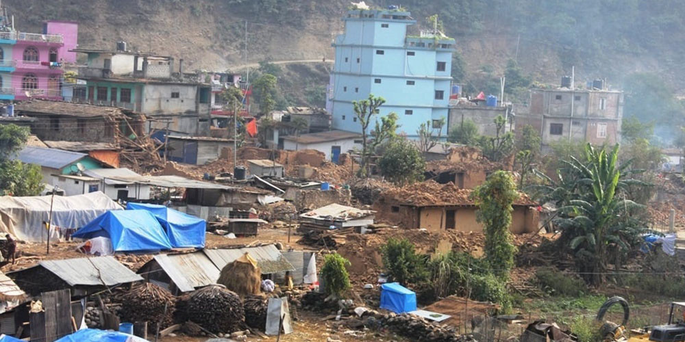 रुकुमपश्चिममा १८ हजार अस्थायी आवास निर्माण