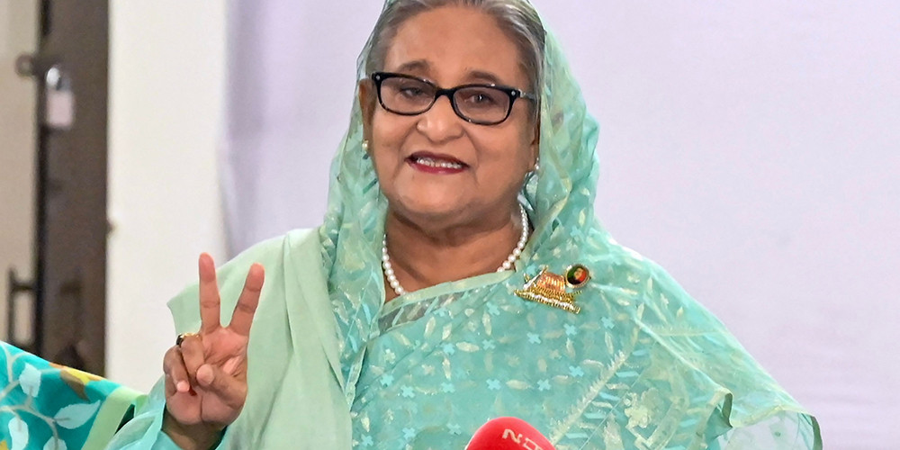 बङ्गलादेश  निर्बाचन : हसिना पाँचौँ पटक प्रधानमन्त्री बन्ने आधार निश्चित