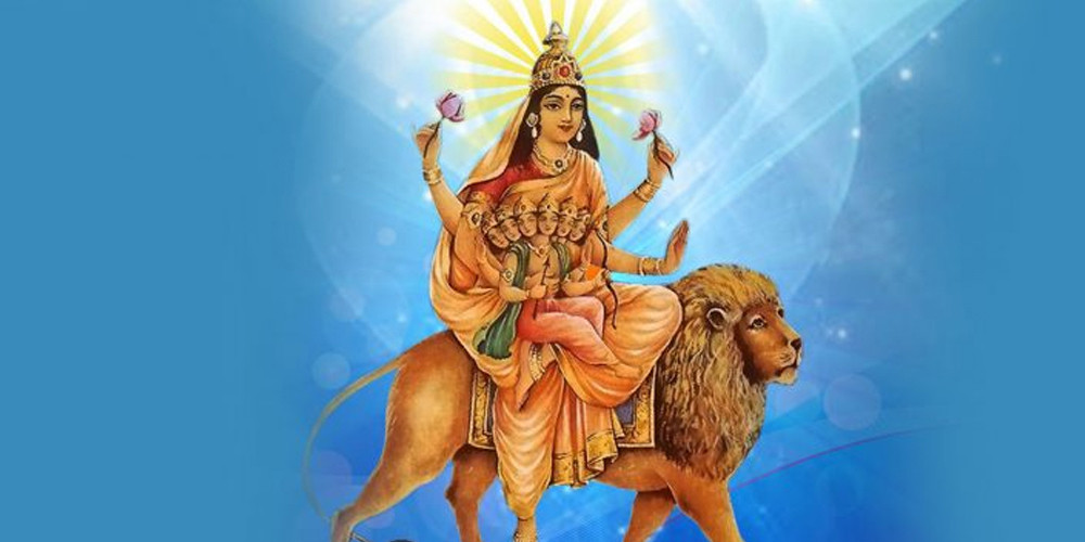 नवरात्रको पाँचौँ दिन : विधिपूर्वक गरियो स्कन्दमाताको पूजा आराधना