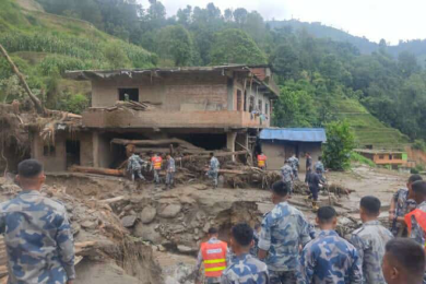 बेपत्ता महिला खोज्न कुकुरसहितको टोली परिचालन