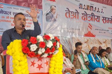 सरकारले संविधान संशोधनको काम तत्काल सुरू गर्नुपर्छ : महामन्त्री थापा