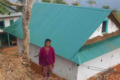 पौवादुङ्माका ५२५ परिवारले पाए जस्तापाताको छानो