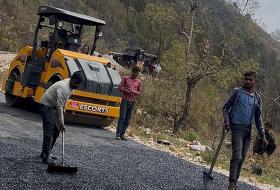 वडामै पहिलोपटक सडक कालोपत्र