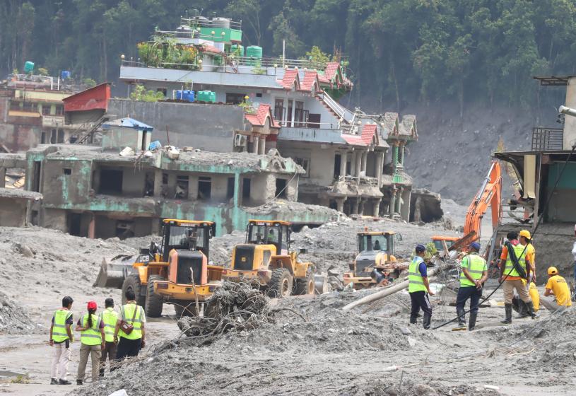 बाढी प्रभावित क्षेत्रको पुनःस्थापनाका लागि जलवायु वित्त माग