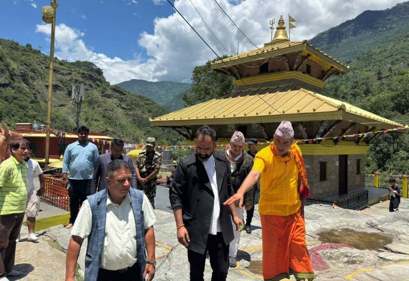 धार्मिक पर्यटन विकासका लागि ‘देवभूमि सर्किट’ : मन्त्री पौडेल