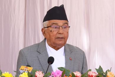 जनताले प्रकट गरेको अभिमतले जनप्रतिनिधिको काँधमा ठूलो दायित्व आएको छ : राष्ट्रपति पौडेल