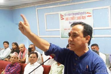 राजनीतिक र संवैधानिक निकासका लागि तोकिएकै मितिमा निर्वाचन हुनुपर्छः महामन्त्री शर्मा