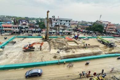लहानमा धमाधम ‘ओभरपास’ निर्माणको काम हुँदै