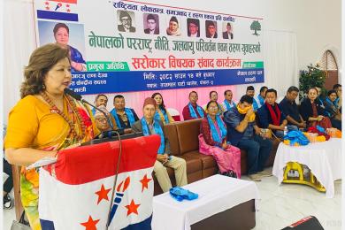पार्टीभित्र झगडा गरेर समय खेर नफालौँ : मन्त्री देउवा
