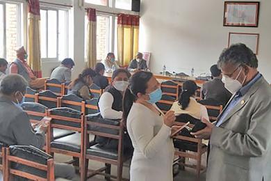 संसद विघटनविरुद्ध रिट हाल्न सिंहदरबारमा हस्ताक्षर संकलन गरिँदै