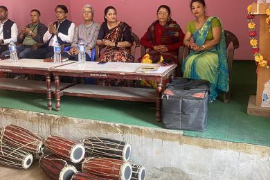 संस्कृति संरक्षाणका निम्ति मादल बजाउने तालिम