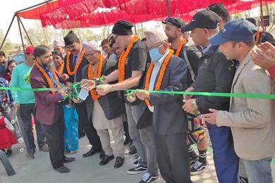 तिलोत्तमामा सामुदायिक स्केट पार्क सञ्चालनमा